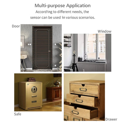 Tuya Smart Zigbee Door Sensor Door Open/Closed Detector Home Alarm Security Protection Smart Life Control Via Alexa Google Home