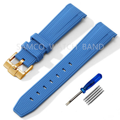 Silicone Strap for MoonSwatch Watch 20mm Rubber Replacement Band for Omega X Swatch Speedmaster Watch Bands