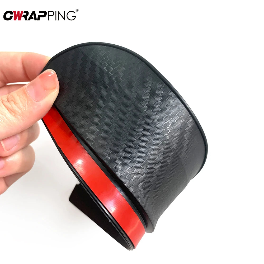 2Pcs Universal Car Rearview Mirror Rain Cover Carbon Fiber Side Mirror Protector Waterproof Shield Rain Eyebrow Car Accessories