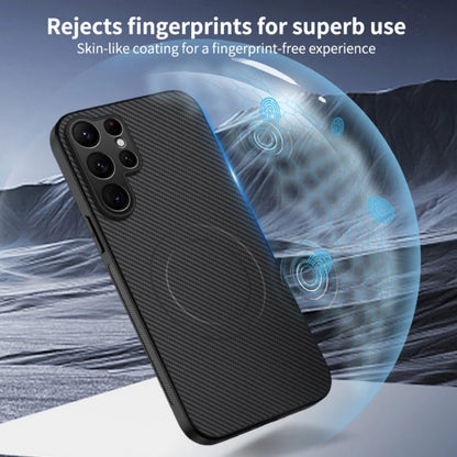 Luxury Matte Carbon Fiber Magnetic For Magsafe Armor Phone Case Samsung S26 Ultra S25 S24 FE S23 S22 Plus S21 S20 FE A56 A36 A26