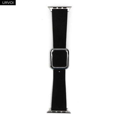 URVOI Finewoven Band for Apple Watch ultra 2 Series 10 9 8 7 6 Modern design buckle strap for iWatch magnetic closure wristband