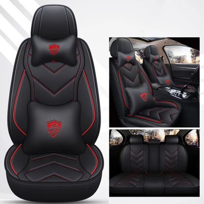Leather Car Seat Covers For Fiat Toro Bravo Freemont 500 Argo Seat Leon Ibiza Arona BMW E39 Auto Interior Accesorios Waterproof
