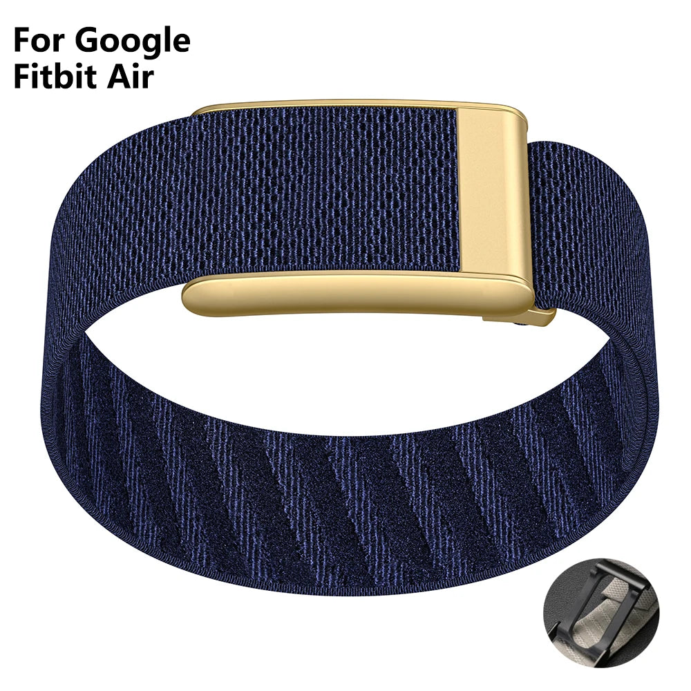 Nylon Loop Strap for Google Fitbit Air Change To Whoop 5.0 Sport Stretchy Watch Bracelet Soft Breathable Wristband for Women Men