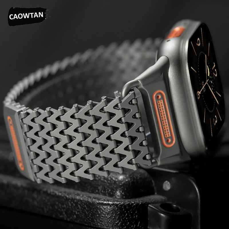 Magnetic Stainless Steel Strap for Apple Watch Band 49mm 46/45/44mm 41/40mm Bracelet Iwatch Series 11 10 9 8 7 SE3 Ultra Correas