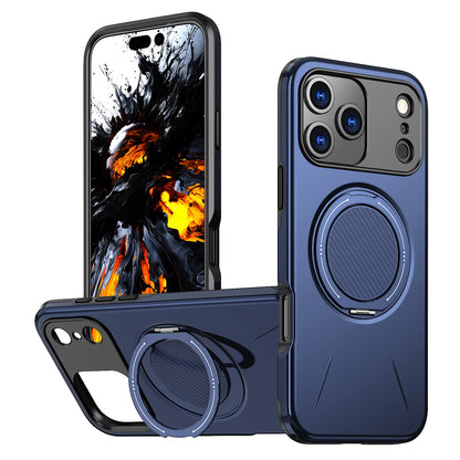 360° Magnetic Bracket Phone Case For iPhone 17 Air 11 12 13 14 15 16 17 Pro Max For Magsafe Shockproof Stand Holder Cover Funda
