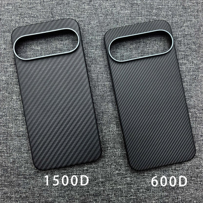 For Google Pixel 11 Pro XL Carbon Fiber Phone Case, Pixel 11, 11Pro Aramid Magnetic MagSafe Ultra-Thin Shockproof Black Case.