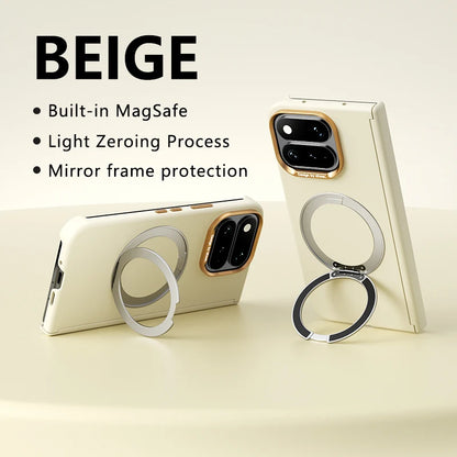 360 Rotating Magnetic Stand Skin Feel Case for Google Pixel 11 PRO FOLD for Magsafe Shockproof Hinge Protection Slim Fit Cover