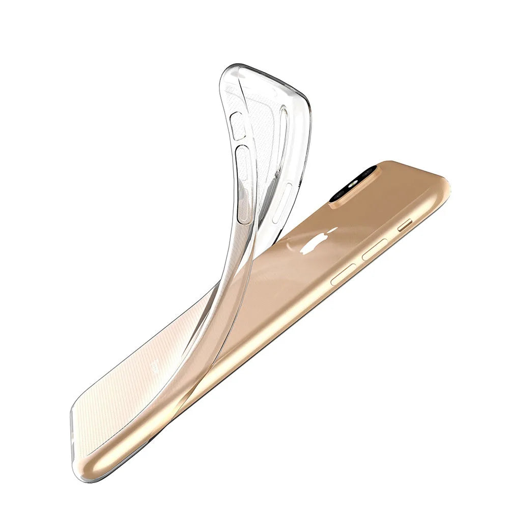High Quality Clear TPU Soft Case For iPhone X XS XR MAX 11 12 13 14 Pro Max 6 6S 7 8 Plus 5S SE  Transparent Phone Cover Cases