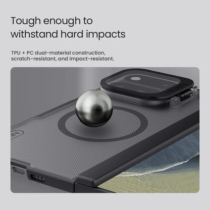 NILLKIN Magnetic Case For Google Pixel 11 Pro Fold Pixel11 Raised Edge Anti-Dust Shockproof CA4017