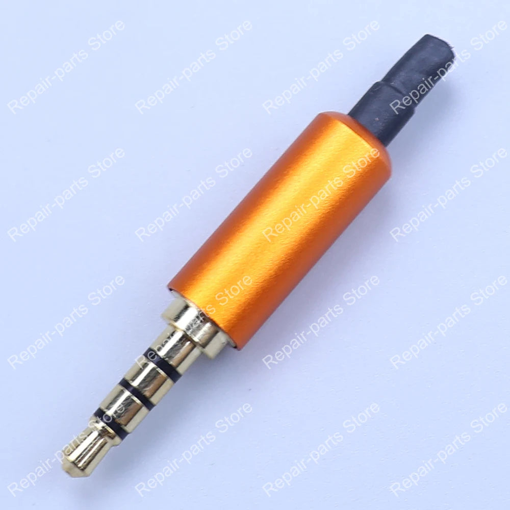 JCD 3.5MM Stereo Headphone Plug 2/3/4 Pin Male Gold-Plated Audio Adapter Set Speaker Headphone Jack AUX Solder Wire Connector