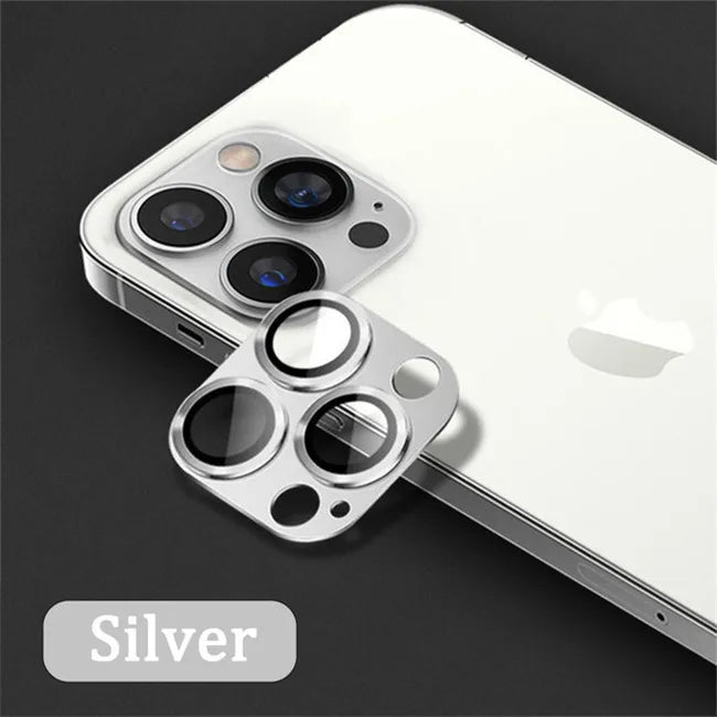 Metal Camera Lens Glass Protector for IPhone 14 13 15 Pro Max 12 Mini 14 Plus 14Pro 13Pro 15Pro i15 Glass Lens Cover Accessories