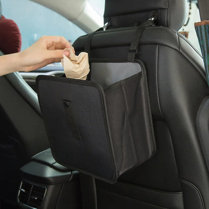 Hanging Car Trash ，Portable Storage Bag， Can Waterproof Car Trash Durable Garbage Bin Organizer for Vehicles, Fit for All Cars