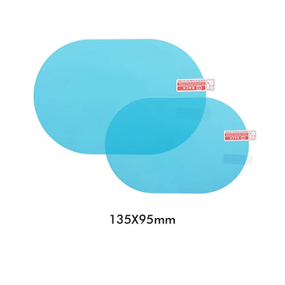 Car Rainproof Film Car Rearview Mirror Rainproof Anti Fog Film Car Window Clear Film Windproof Protective for Motorcycle Mirrors