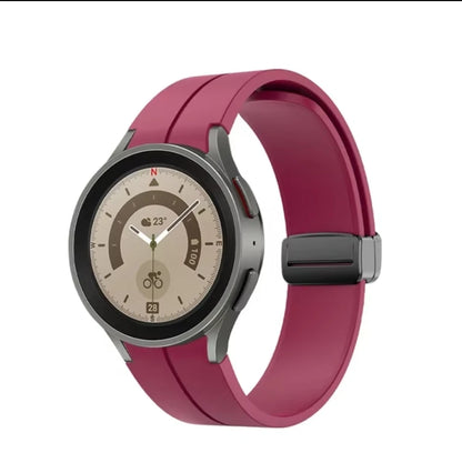No Gap Magnetic Silicone Strap For Samsung Galaxy Watch 7 6 5 4 44mm 40mm Pro 45mm Bracelet Galaxy Watch6 Classic 43mm 47mm Band