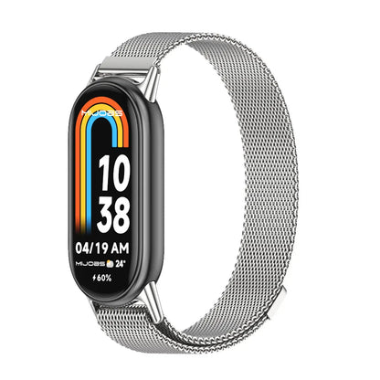 Mi Band 10 9 8 Strap Metal Smart Bracelet Milanese Girls Women Small Wrist Band For Xiaomi Mi Band 8 9 Smart Watch