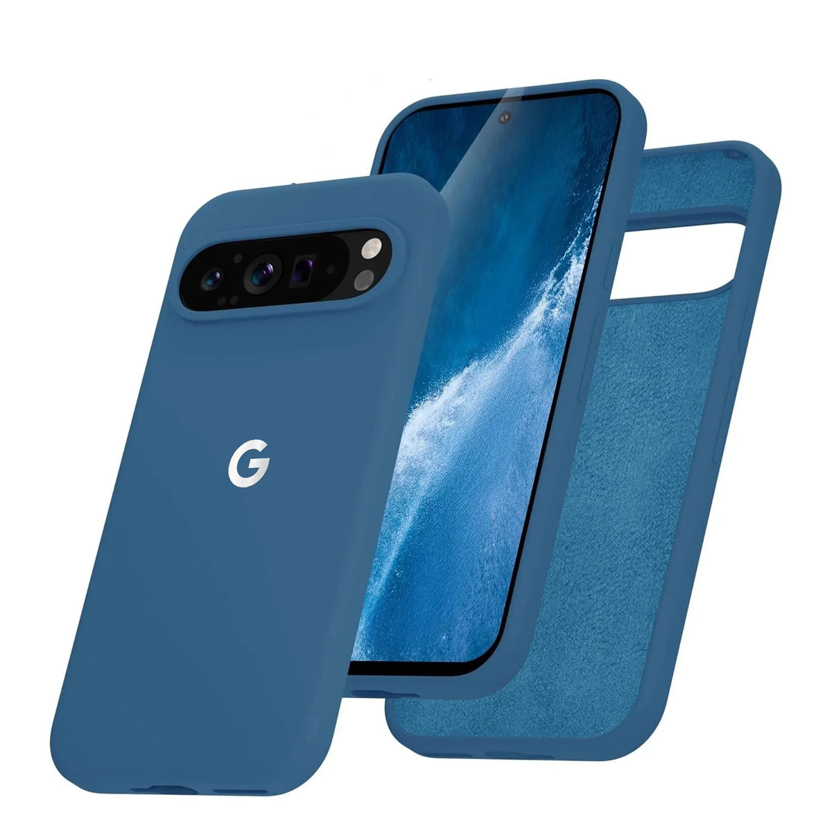 Matte Soft Liquid Silicone Slim Case for Google Pixel 8 9 10 11 Pro XL 6 7 8A 9A 10A 7A 6A Skin Feel Pure Color Ultra Thin Cover