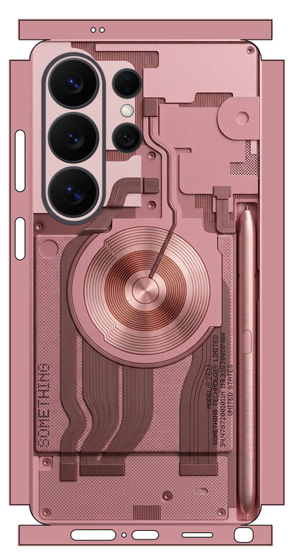 MIX002 Skins Grain Film Wrap Phone Back Sticker For SAMSUNG Galaxy S25 S26 Ultra S24 Plus S22 Ultra S22 S21 FE Film