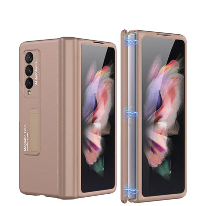 For Samsung Galaxy Z Fold 2 Magnetic Hinge All-included Case 5G Shockproof Protection Stand Matte Cover For Galaxy Z Fold2 Case