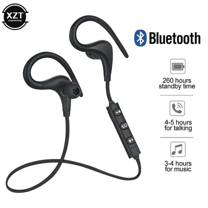Sports Wireless Bluetooth Headset Running Stereo Music Earphones In Ear Mini Ear-Hanging Ear-Hooks Headphones HIFI