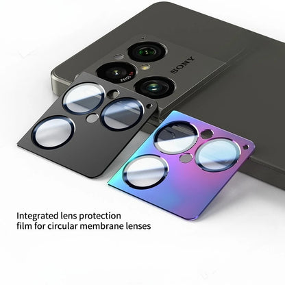 For Sony Xperia 1 VIII 8th Metal Camera Bezel Protector For Sony Xperia1-VIII Camshield Armor Lens Glass Film Cover Sticker