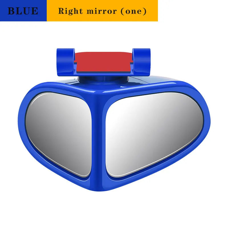 1 Pair 360 Degree HD Car Blind Spot Mirror Rotatable Adjustable Wide Angle Exterior Automobile Rear View Mirror Parking Mirrorb