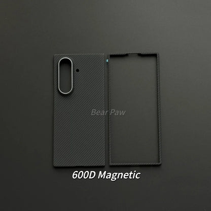 For Z Fold7 Magnetic Hinge Case Aramid Carbon Fiber Magnetic Case Ultra thin Cover For Ssamsung Z Fold 7 W26 Mobile Phone Cases