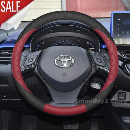 Leather Car Steering Wheel Cover For Toyota CHR 2025 Crown Sports 2016-2024 Auto Steering Wheel Toyota Crown Sports Accessories