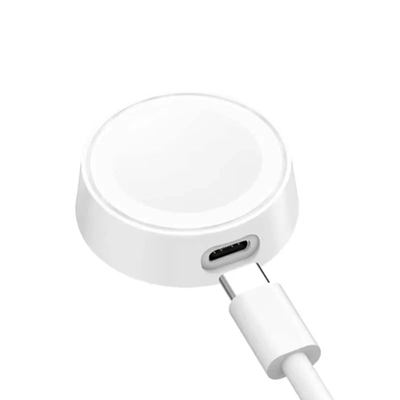 Mini Watch Wireless Charger Type C Cable Keychain Pad for Samsung Galaxy Watch 7 6 5 Classic Pro 4 3 Active 2 Fast Charging Dock