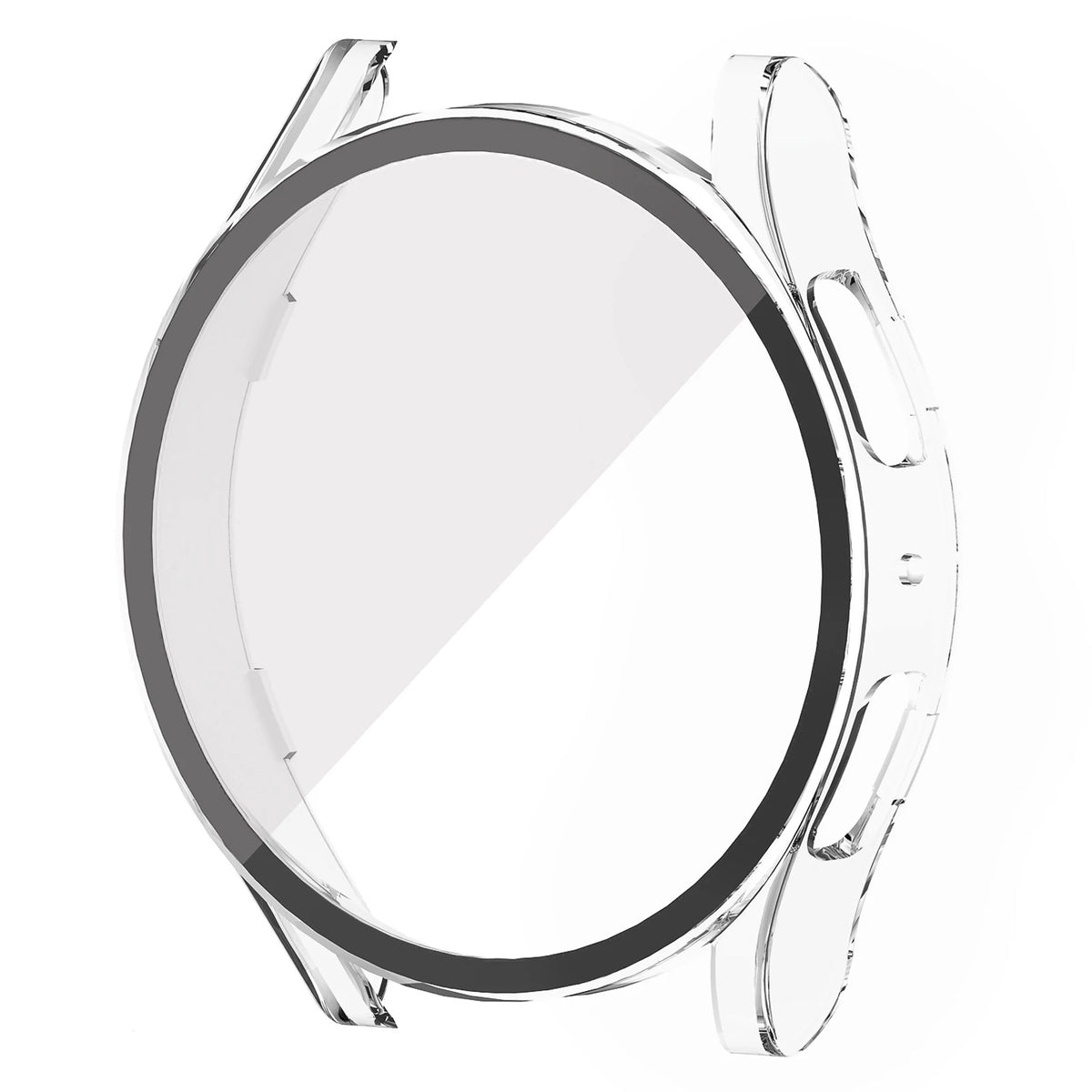 Glass+Case for Samsung Galaxy Watch 7 6 5 4 44mm 40mm Cases All Around Coverage Protective Bumper for Galaxy Watch 7 Accessories
