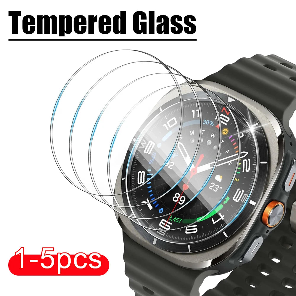 Tempered Glass For Samsung Galaxy Watch Ultra 2 47mm Accessories HD Clear Film galaxy watch 9/8/8 classic 44/40 Screen Protector