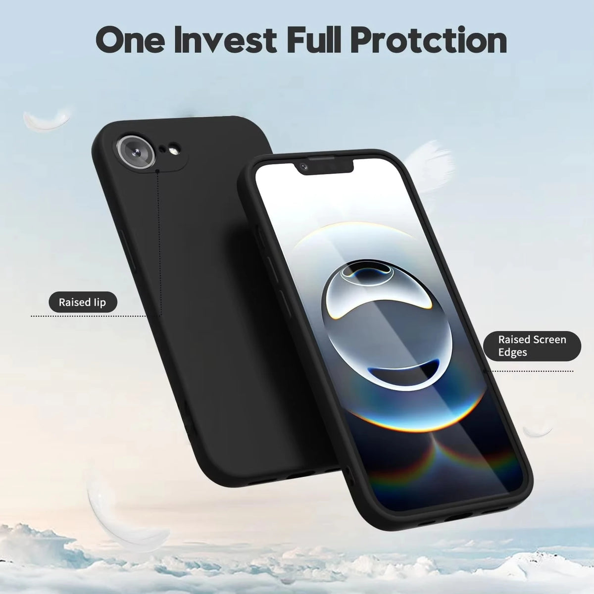 For iPhone 17e Case Cover iPhone 16e Capas Soft Shockproof Phone Bumper Back Armor Original Liquid Silicone Fundas For Apple 17E
