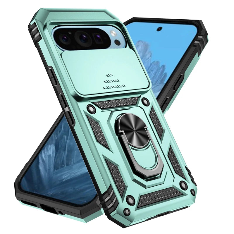 Sliding Window phone Case For Google Pixel 10 Pro XL 9Pro 9A 9 8Pro 8A 8 7Pro 7A  Cover Slide Camera Protective Hard shell