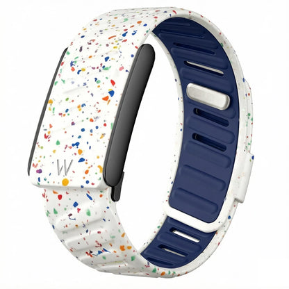 Suitable for Whoop 5.0 Dual Color Silicone Soft Strap Official for Whoop MG Sports Wristband with Metal Frame Included