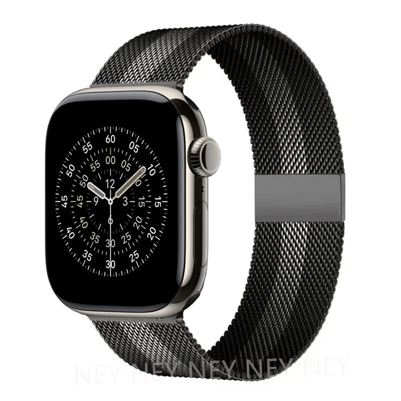 Milanese loop strap For Apple Watch band 11 46mm 44mm 40mm 41mm 42mm 45mm bracelet iwatch series 10 8 7 6 5 4 SE 9 Ultra 3 49mm