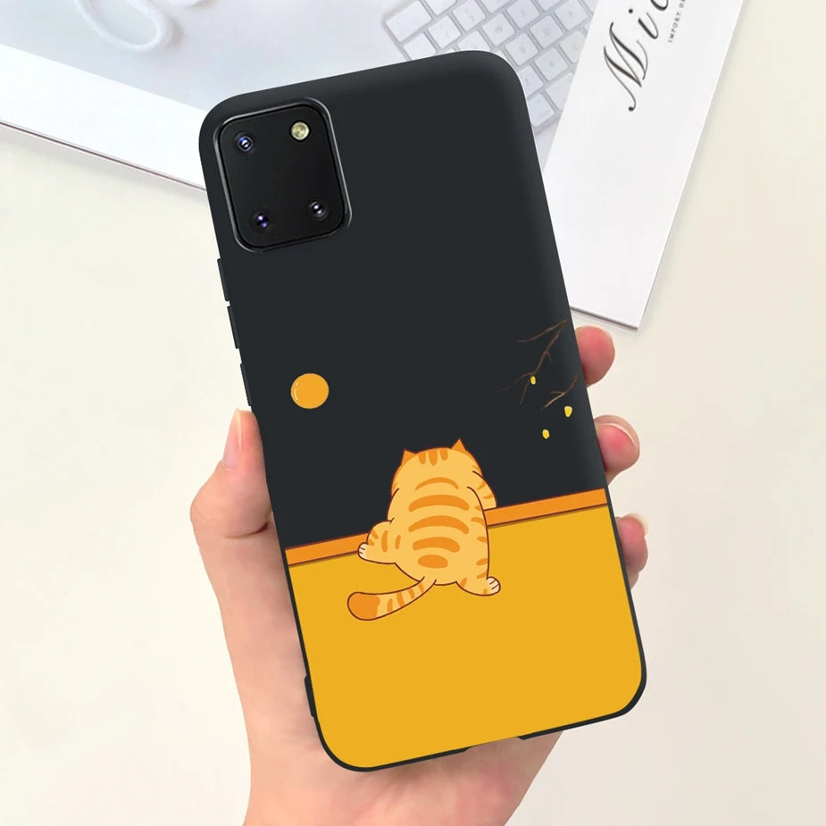 For Samsung Galaxy Note10 Lite Case SM-N770F 6.7'' Popular Candy Painted Cover Soft TPU Phone Case For Samsung Note 10 Lite Bags