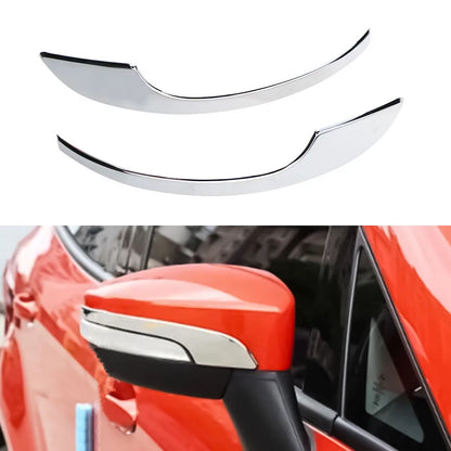 2Pcs Car Rearview Side Mirror Anti-Scratch Trim Sticker Cover for Ford Ecosport 2013 - 2022 ABS Chrome Styling Accessories