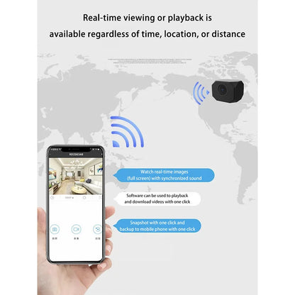 Lenovo 8K 1080P HD Mini WiFi Camera AP Hotspot Remote Monitor Portable Small Camcorder Home Security Surveillance Smart Camera