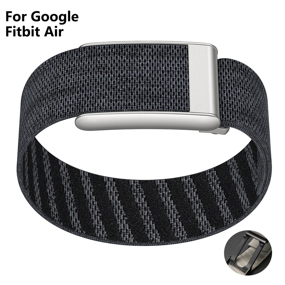 Nylon Loop Strap for Google Fitbit Air Change To Whoop 5.0 Sport Stretchy Watch Bracelet Soft Breathable Wristband for Women Men