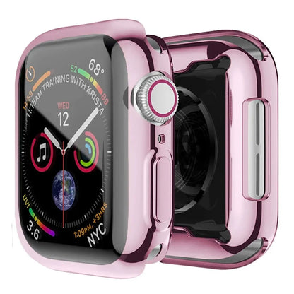 Screen Protector for Apple Watch Ultra 4 3 2 49 41 44 40 45 46 42mm TPU Bumper Cover Case for iWatch Series 11 10 12 9 8 7 SE 6