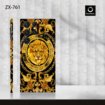 Colorful Decal Skin for Samsung Galaxy S24 S23 S22 Ultra Plus S21 Note20 Back Screen Protector Cover Wrap Stones Sticker