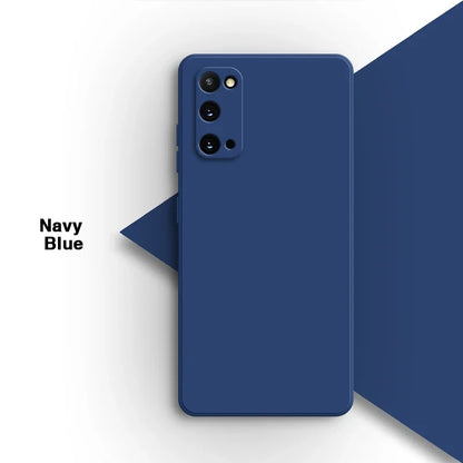 Original Phone Case for Samsung Galaxy S20 Plus Ultra FE S20+ S20Plus S20Ultra S20FE 5G Soft Liquid Silicone Back Cover Carcasas