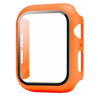 Glass+Cover For Apple Watch case 10 9 8 7 6 SE 5 iWatch Accessorie Screen Protector iWatch series 46mm 44mm 40mm 41 45mm 38 42mm