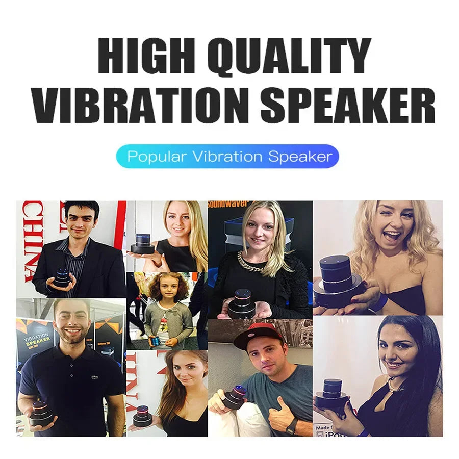 Adin 26W Vibro Bluetooth Speaker Wireless Anti-Neighbor Portable Vibration Subwoofer Bass Sound Box for Music Audio Speakers Aux