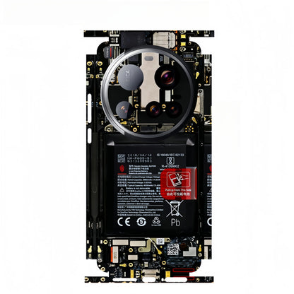 Colorful Pattern Matte Film Skin Phone Back+Sides Sticker For XIAOMI 15 14 13 Ultra 14 Pro Full CoverWrap