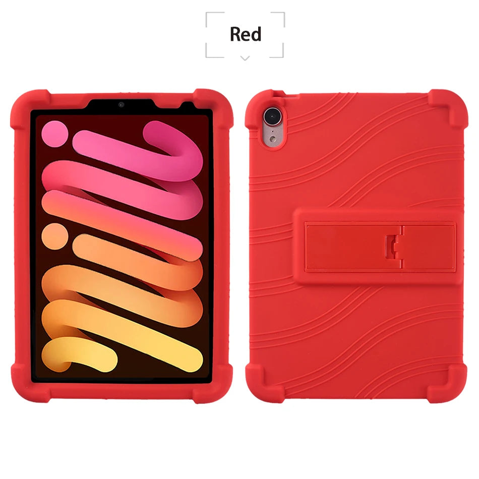 For iPad 11th 10th Pro 11 13 Air 4 5 10.9 7th 8th 9th 10.2 Air 3 10.5 5th 6th Mini 4 5 6 7 Kids Case Soft Silicon Tablet Cover