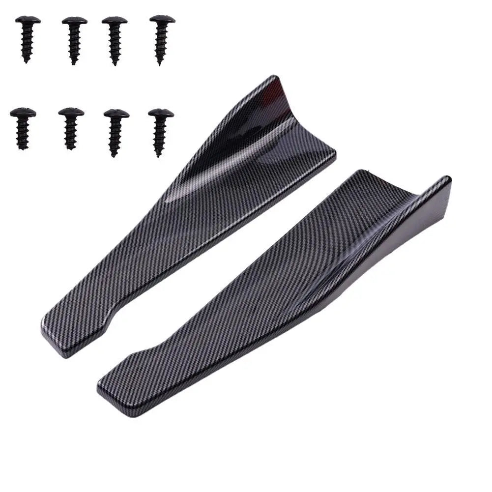 1 Pair Car Rear Corner Protection Plate Car Side Skirt Cover Car Corner Bumper Guards With Screws 48CM For Audi BMW Accessories