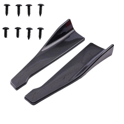1 Pair Car Rear Corner Protection Plate Car Side Skirt Cover Car Corner Bumper Guards With Screws 48CM For Audi BMW Accessories