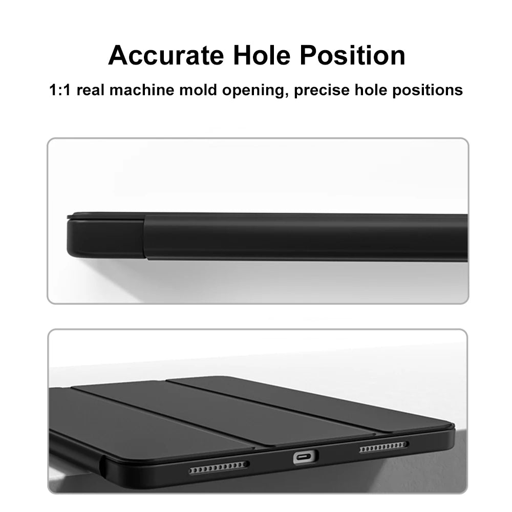 Case For iPad A16 11th 10th Generation Pro 11 13 M4 M5 Pro 12.9 12 9 Air 11 M3 2025 Fund For iPad Air 4 5 7th 8th 9th 10.2 Cover