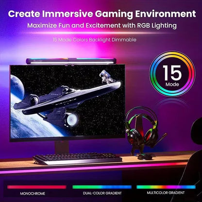 Screen Hanging Lighting RGB CCT Computer Gaming Lights Bar Monitor Led Monitor Light Bar for USB Dimmable Desk Lamp Atmosphere