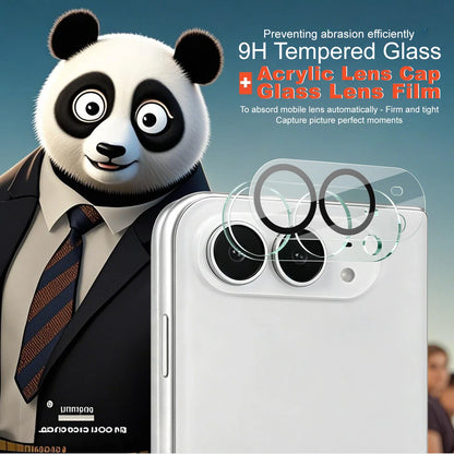 Camera Lens Glass For iPhone Duo Fold 2in1 Acrylic Glass Camera Protector Film Anti Fingerprint 9H Hardness HD Clear LS0013